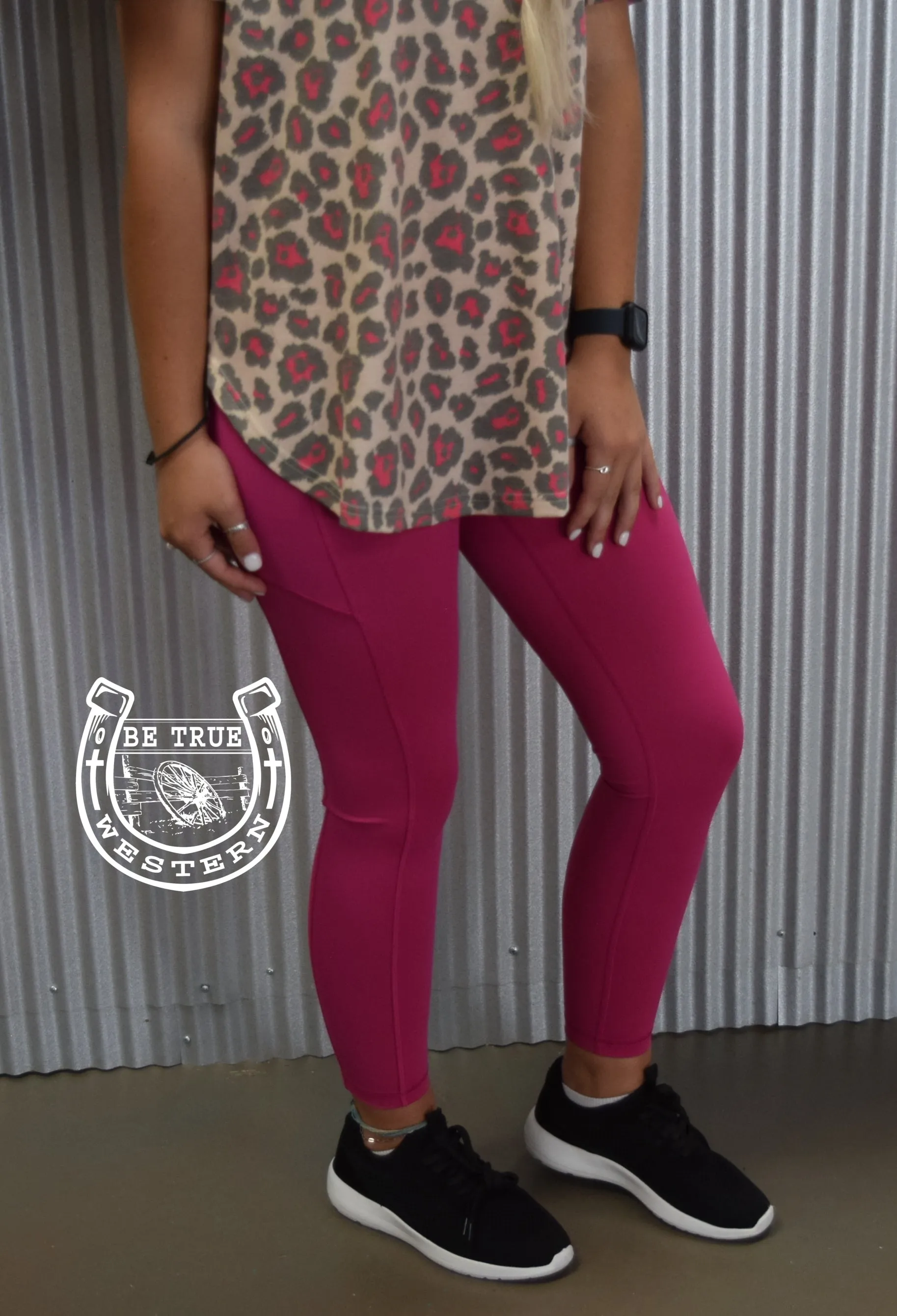 Magenta Butter Yoga Leggings