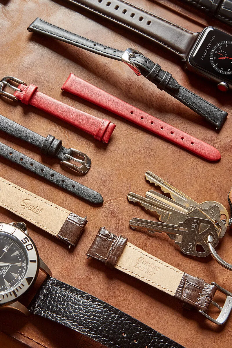Men's Lizard Grain Leather Band
