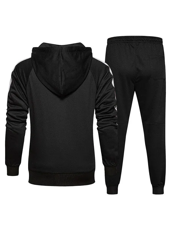 Men's Raglan Sleeve Tracksuit Set