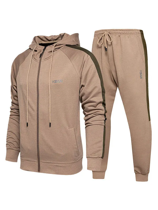 Men's Raglan Sleeve Tracksuit Set