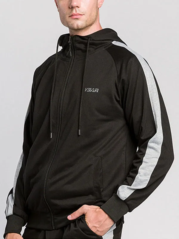 Men's Raglan Sleeve Tracksuit Set