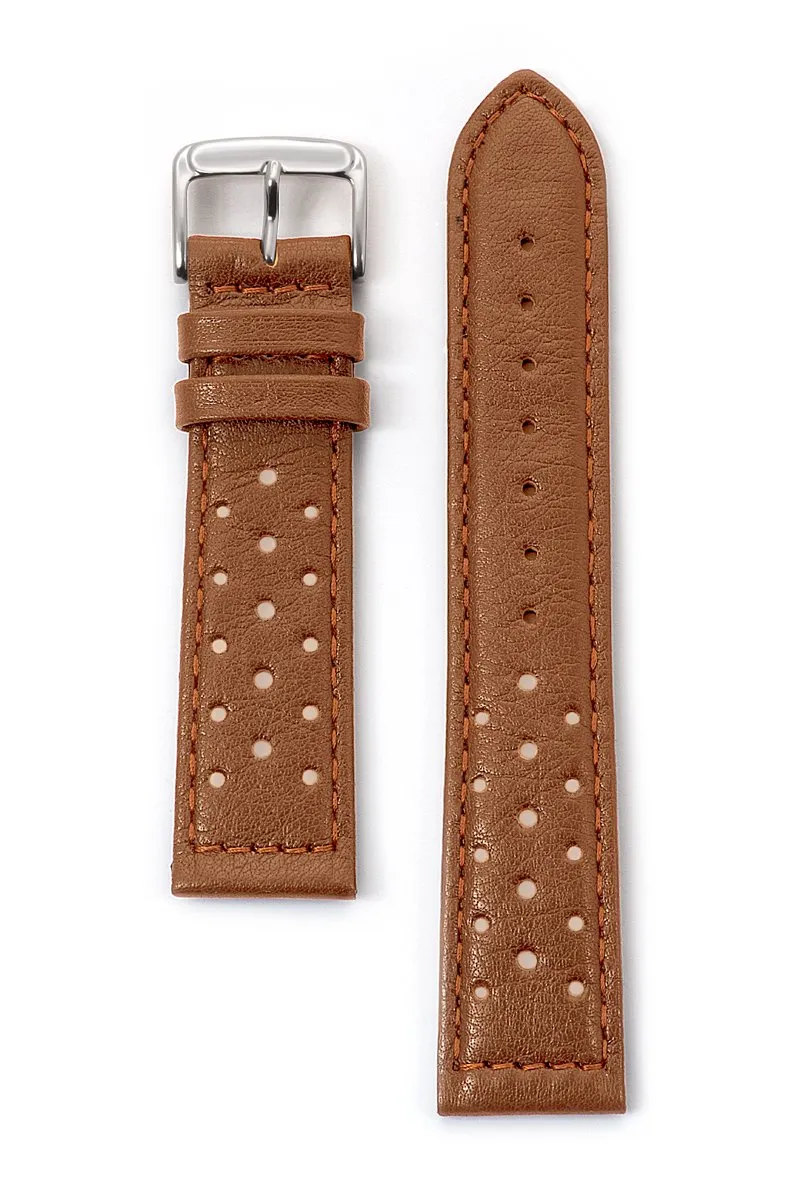 Men's Soft Calf Driving Watchband in Black, Brown and Honey