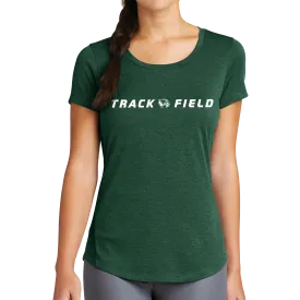 New Era Ladies Series Performance Scoop Tee- Track & Field Head
