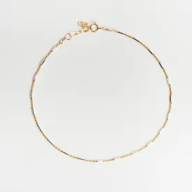 Noe Gold Bar Chain Anklet