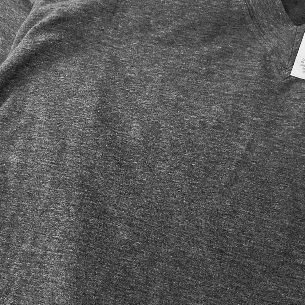 NWT Wmns Lululemon Gray Heather Side Back Tie V-Neck Loose Fit Tee Shirt Sz 6
