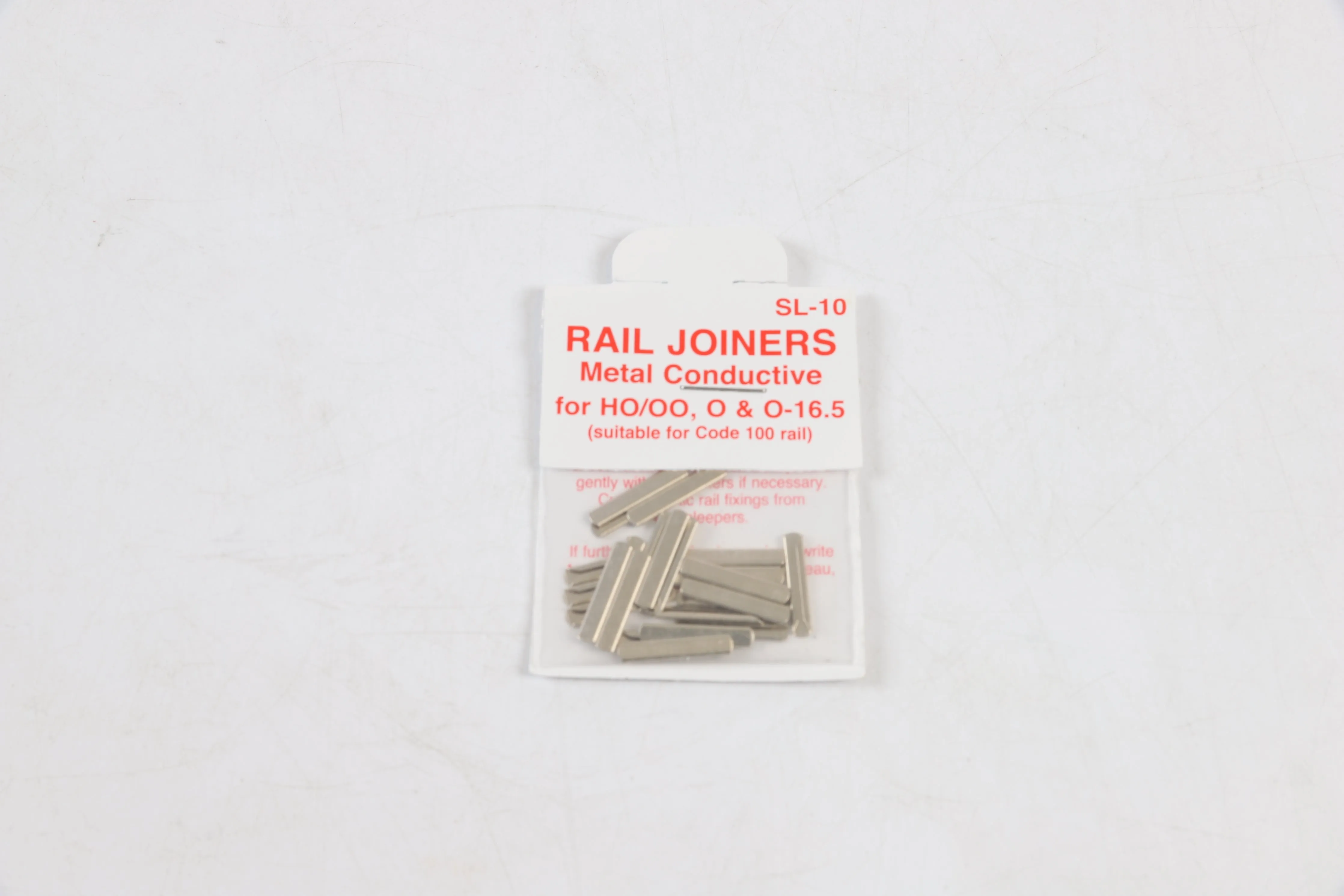 Peco 7mm Finescale O Gauge SL-10 Pack of 24 Rail Joiners