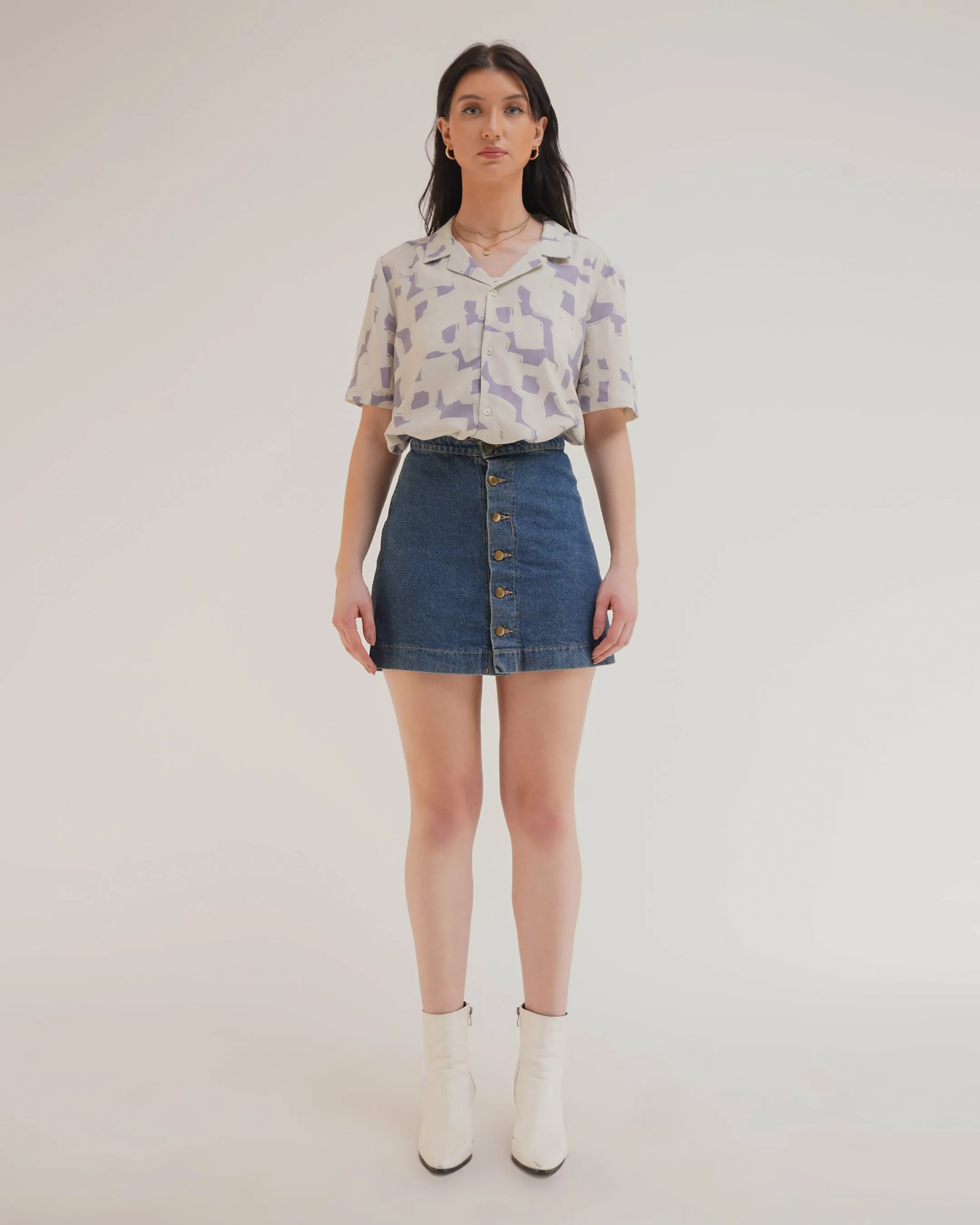 PRINTED BOYFRIEND SHIRT
