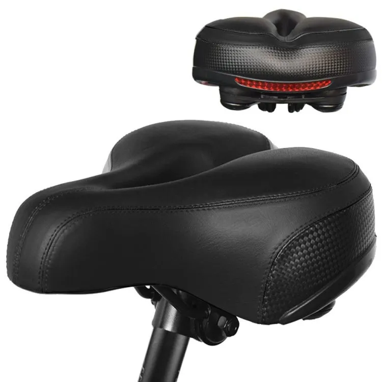 Reflective Seat Bicycle Seat Bicycle Saddle Seat(Black White)