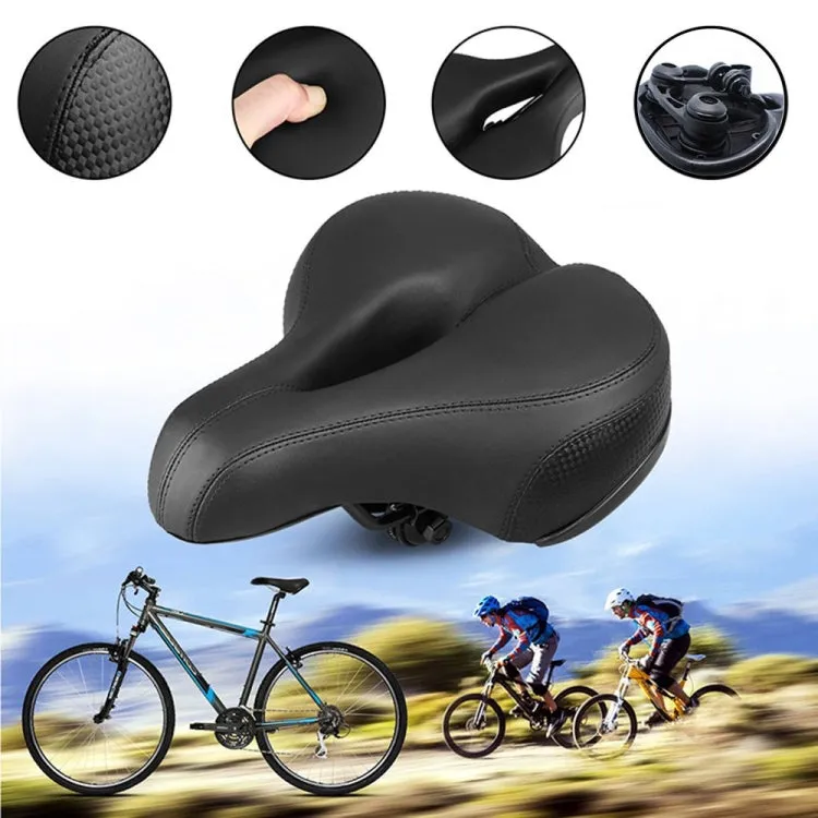 Reflective Seat Bicycle Seat Bicycle Saddle Seat(Black White)