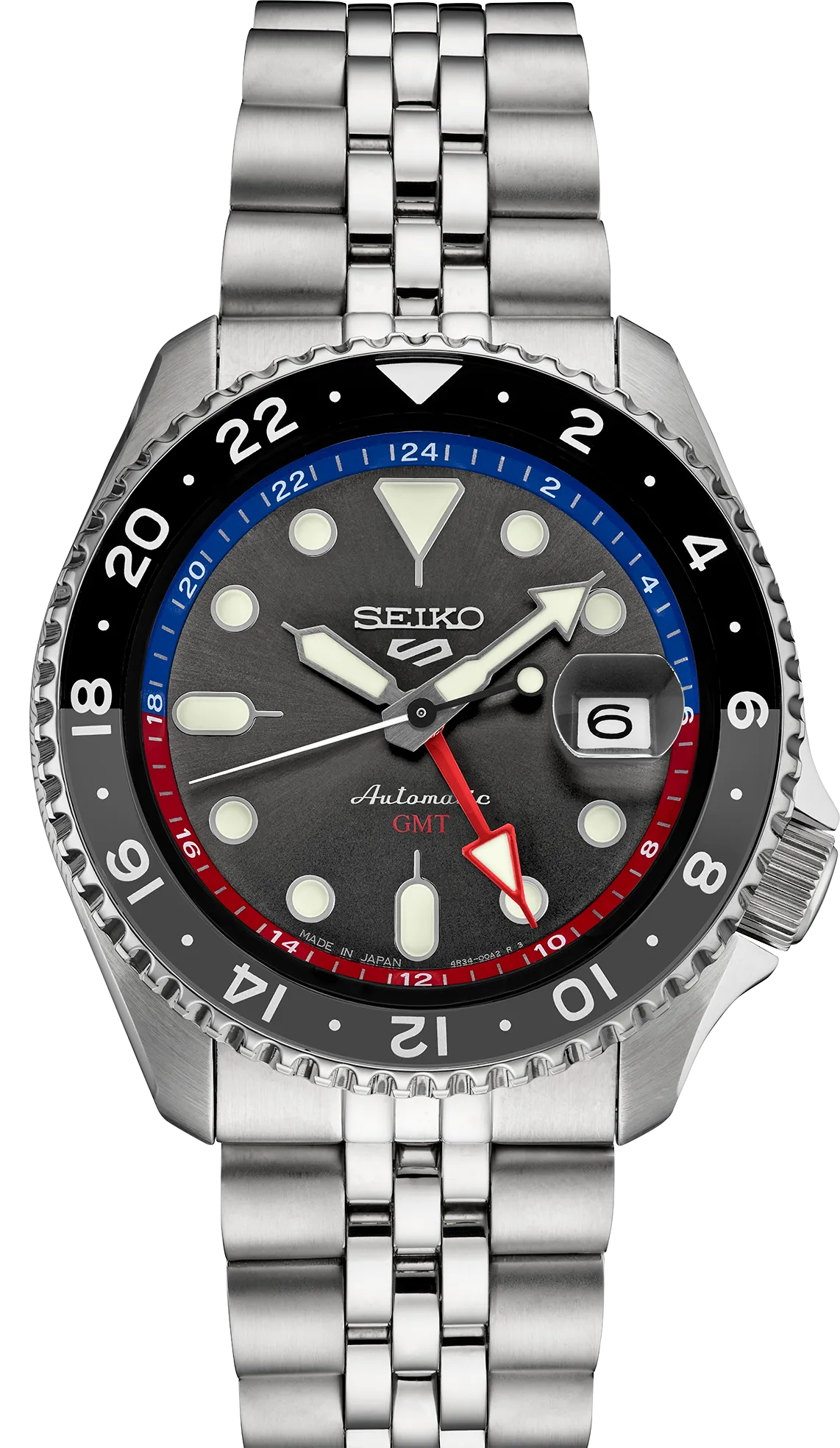 Seiko 5 Sports SKX GMT U.S. Special Creation Dk Grey Dial