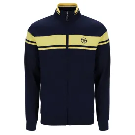 Sergio Tacchini Men's Damarindo Track Top Maritime Blue Lemon Drop
