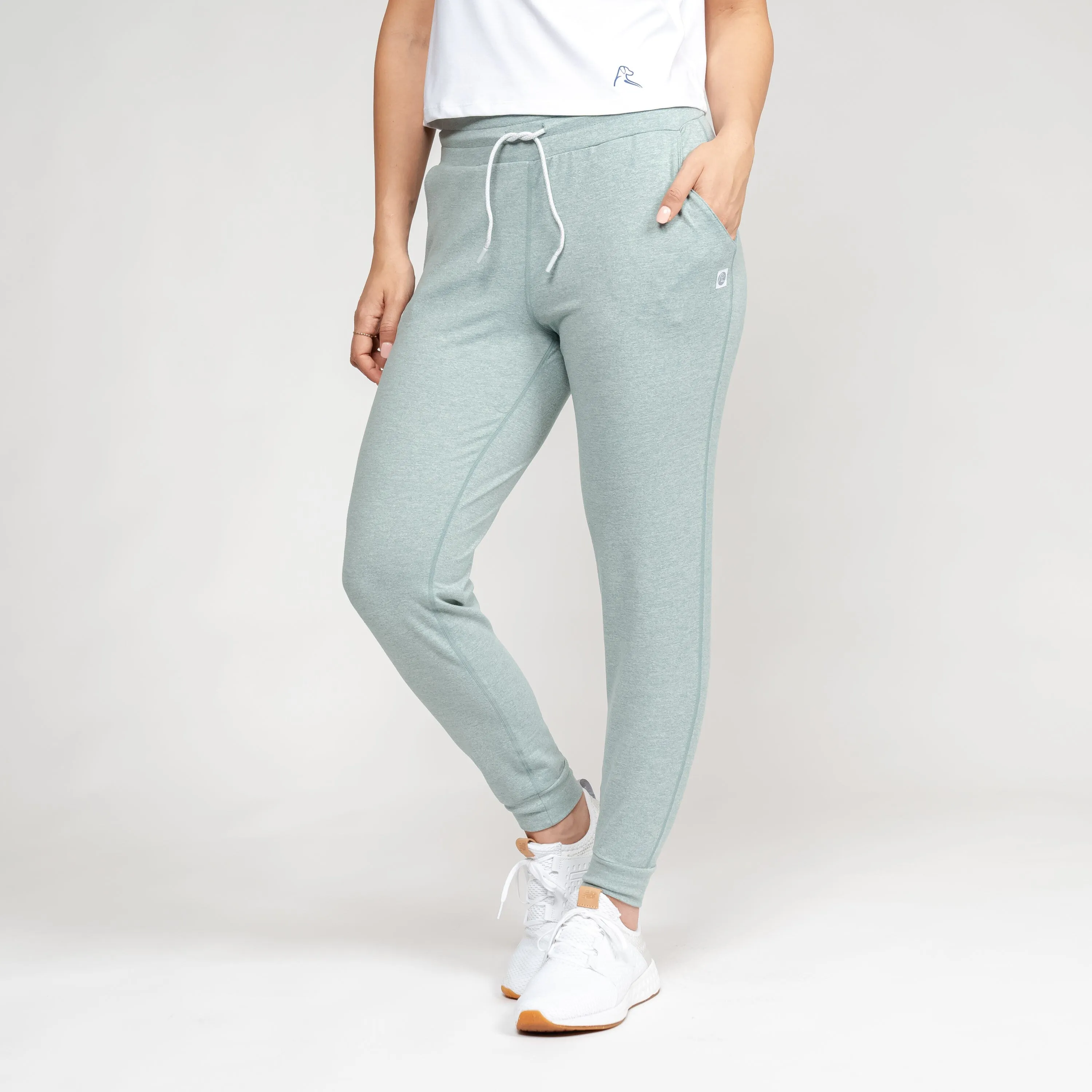 Tempo Performance Jogger | Heather - Surfcaster Green/Bullfrog Green