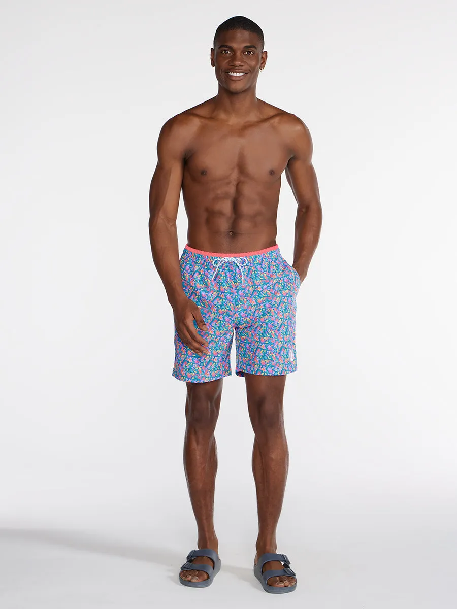 The Spades 7" (Classic Lined Swim Trunk)
