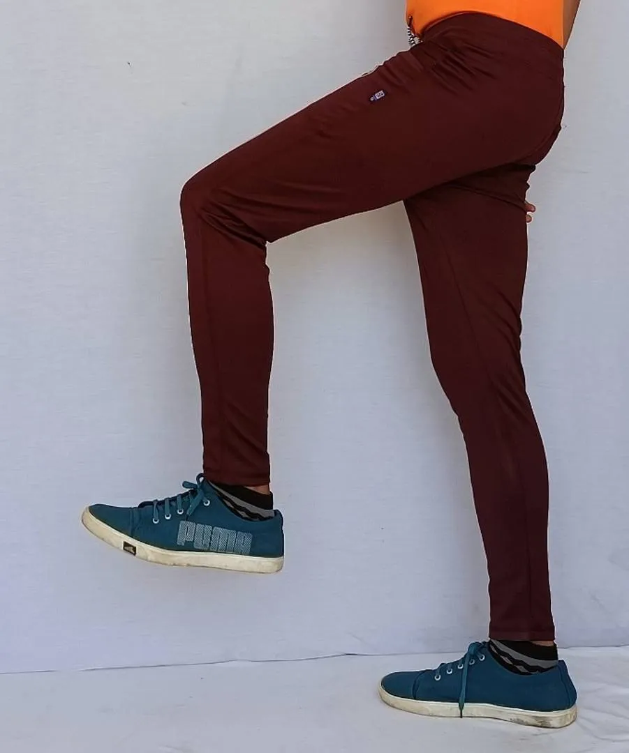 Trendy Stylish Polyester Spandex Mens Track Pants