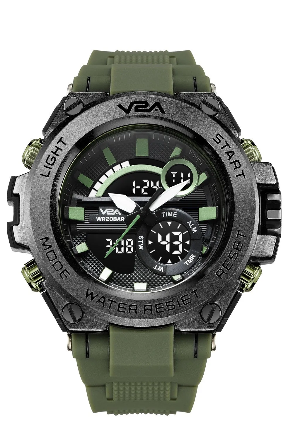 V2A Chronograph Analogue And Digital Sports Watch For Men and Boys