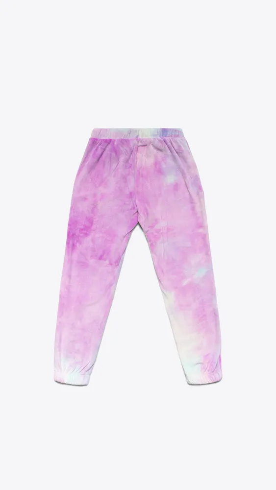 Velour Pant w/ Rhinestone Happy Face