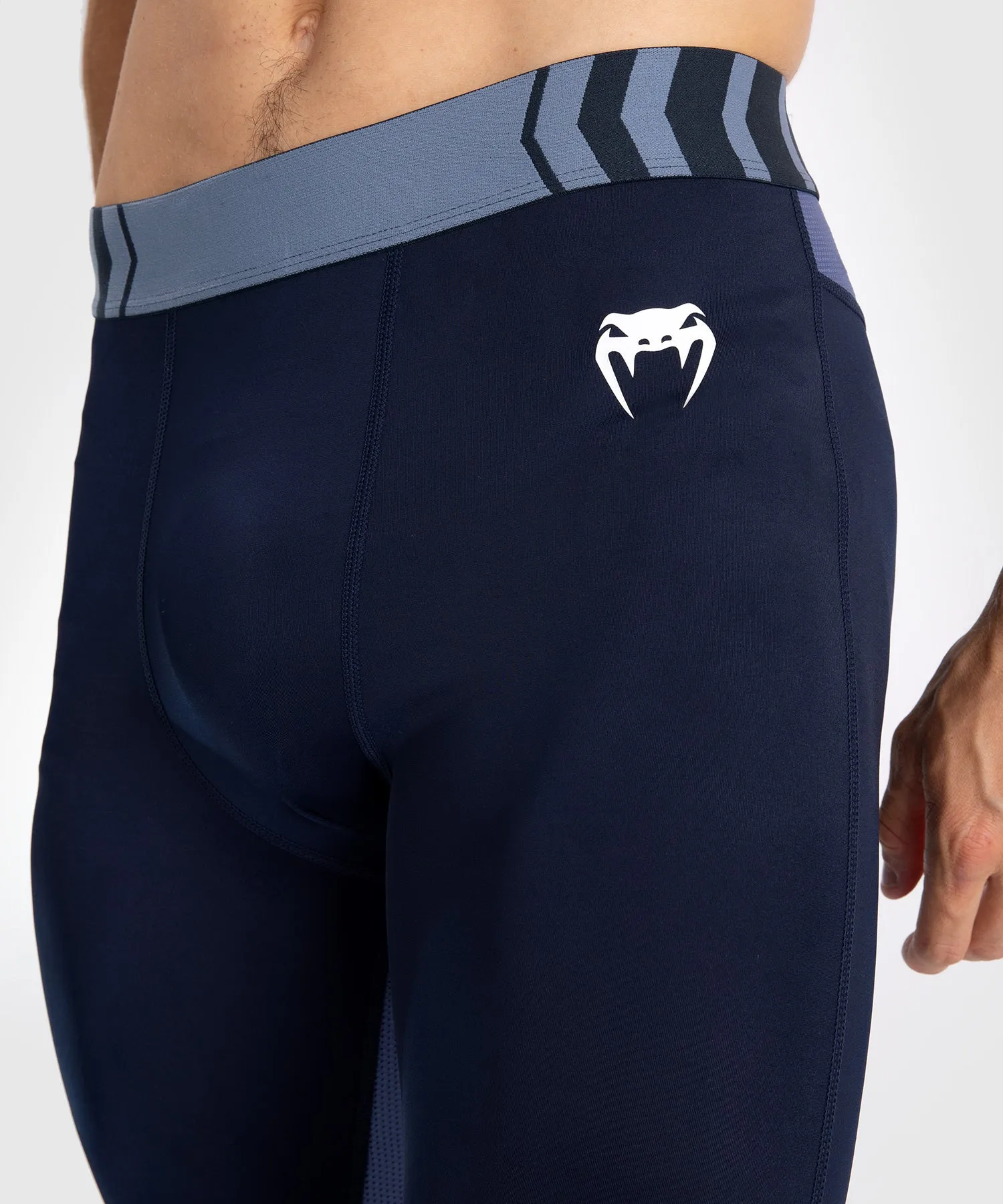 Venum Tempest Men's Spats - Navy Blue/Blue