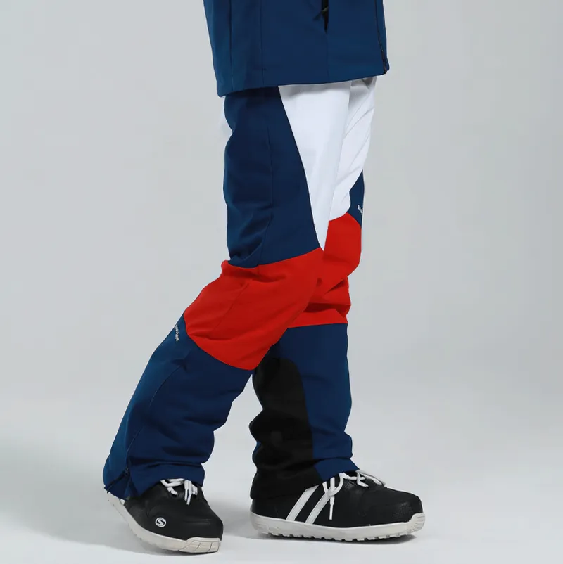 Women's High Waist Snow Pants with Waterproof Zipper Pockets - SF0694