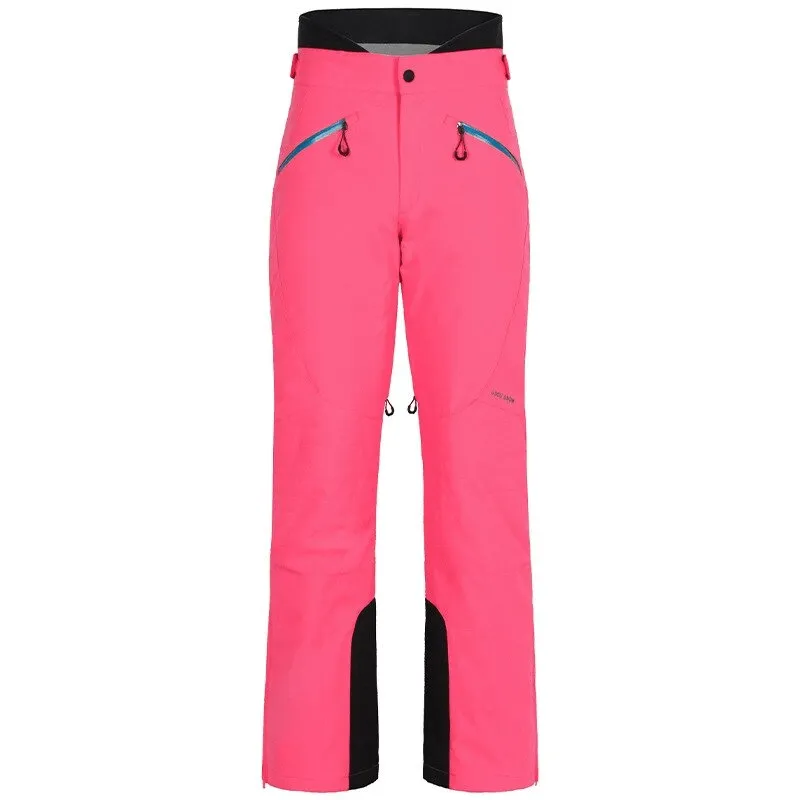 Women's High Waist Snow Pants with Waterproof Zipper Pockets - SF0694