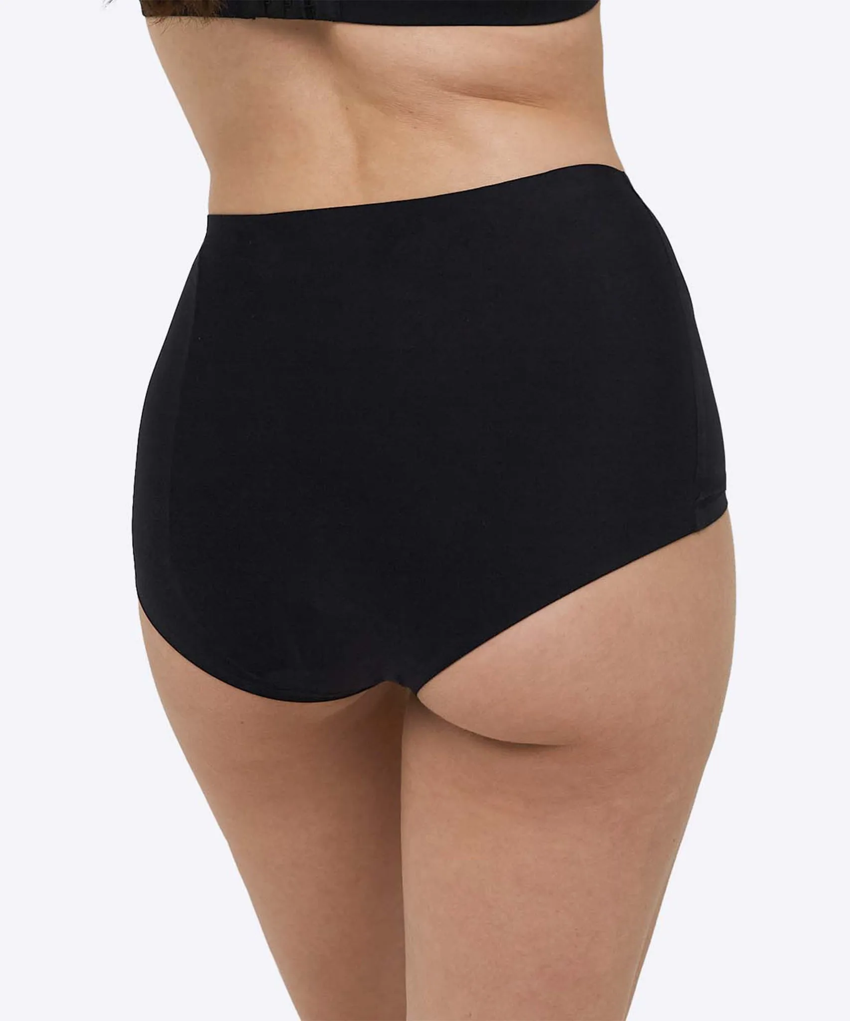 WUKA Stretch Boxer Shorts Black - Heavy Flow